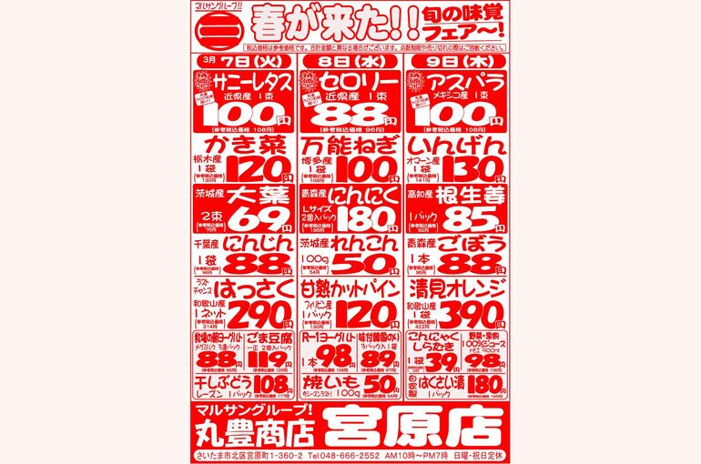 マルサンの目玉情報