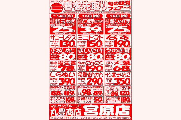 マルサンの目玉情報