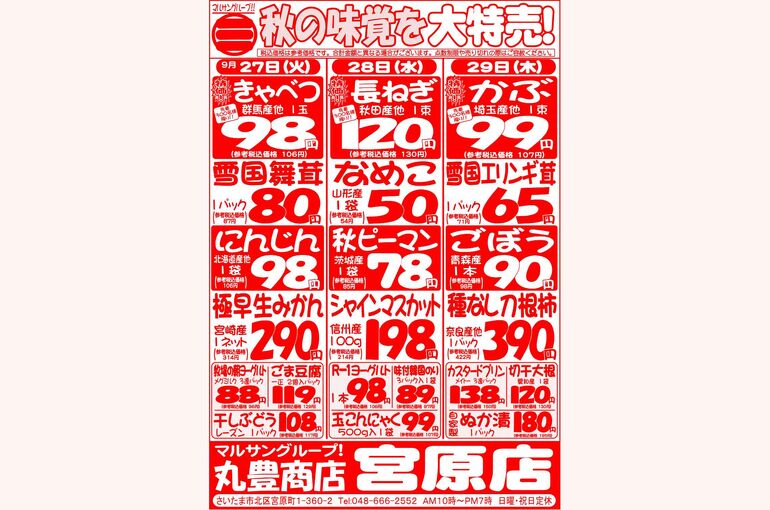 マルサンの目玉情報