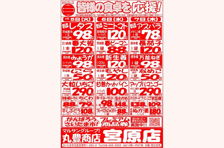 マルサンの目玉情報