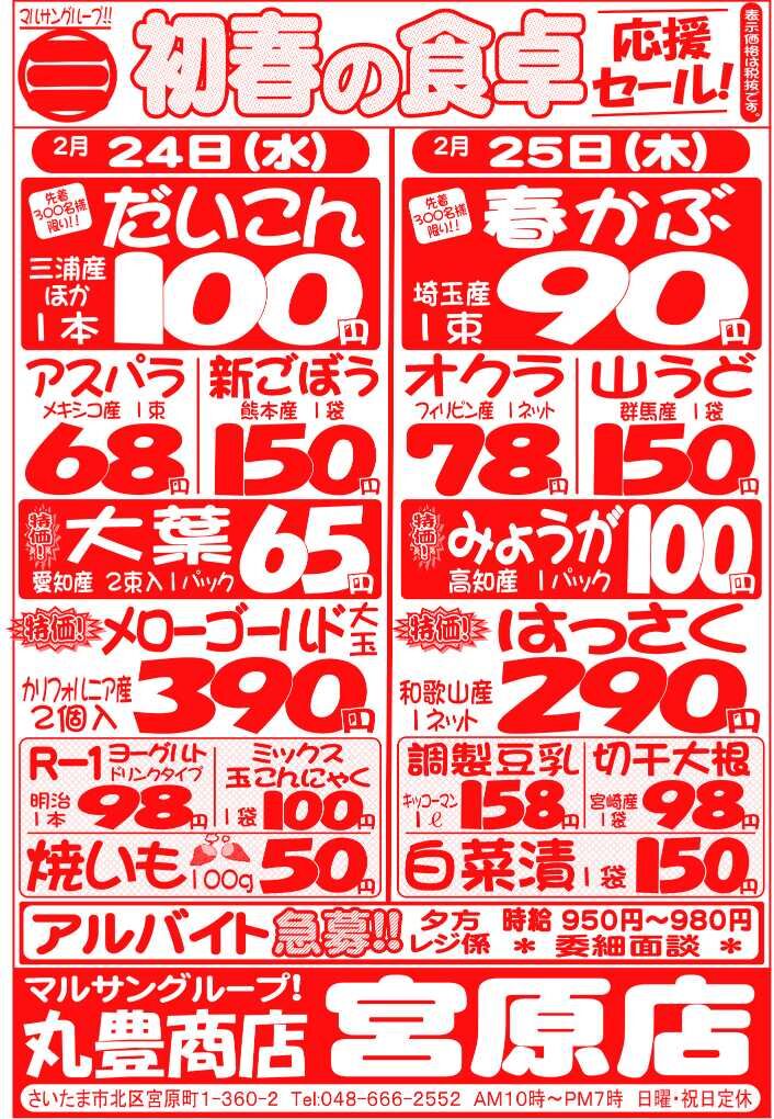 マルサンの目玉情報