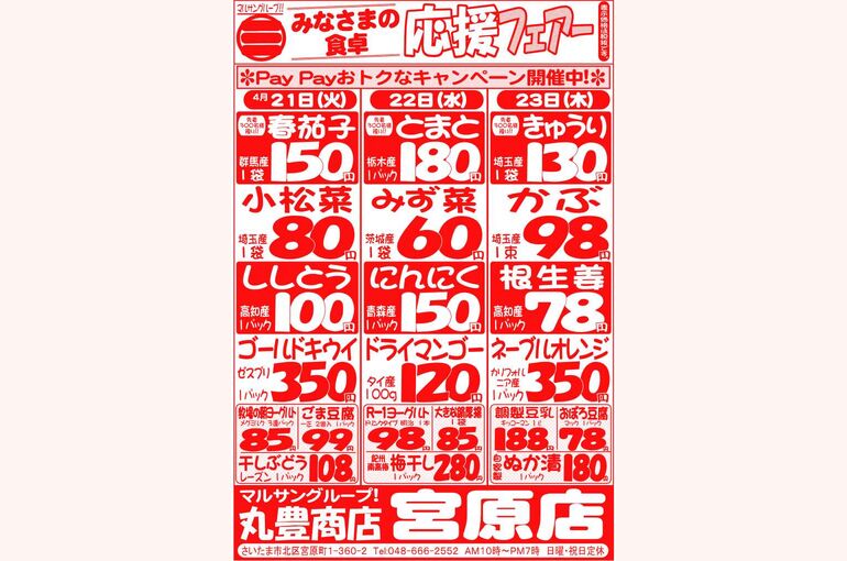 マルサンの目玉情報