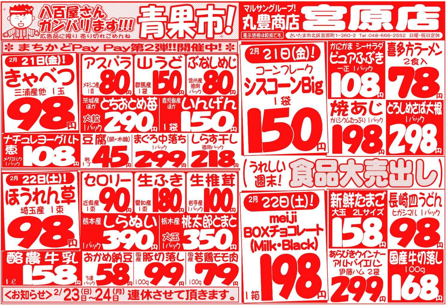 マルサンの目玉情報