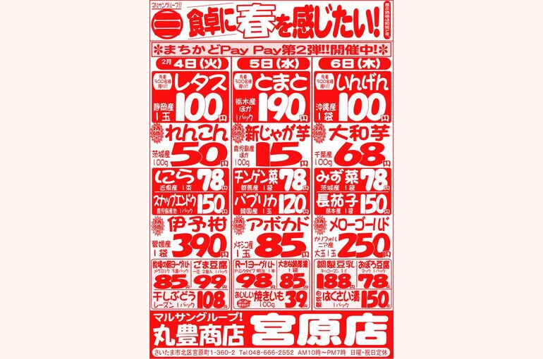 マルサンの目玉情報