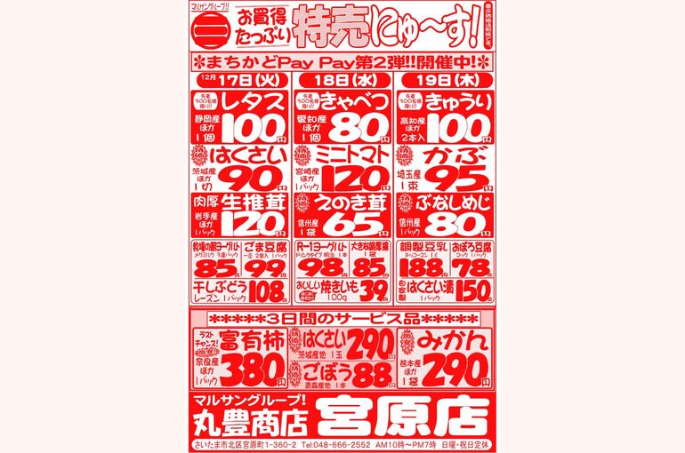 マルサンの目玉情報