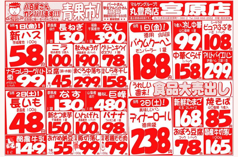 マルサンの目玉情報